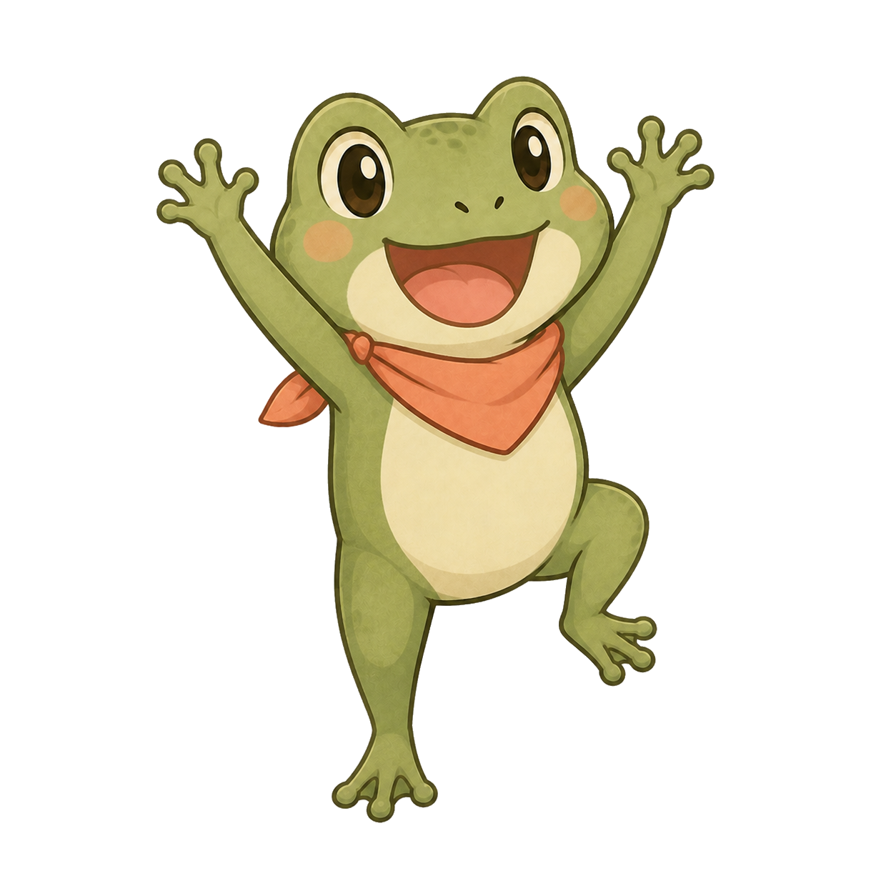 Celebrating BillGarden frog buddy