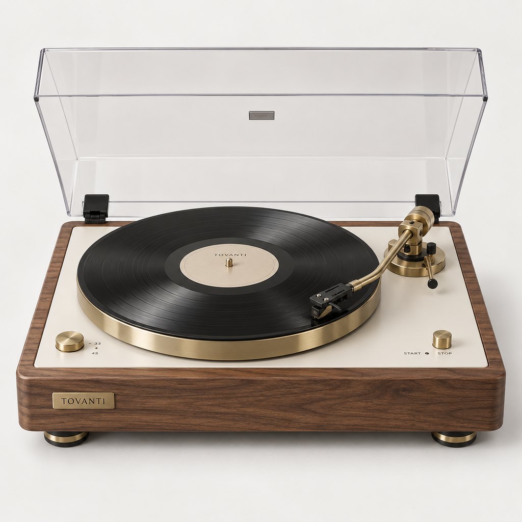 Walnut Tovanti turntable